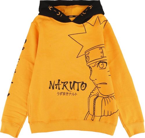 Naruto Kids - Naruto Uzumaki detská mikina s kapucí oranžová/cerná