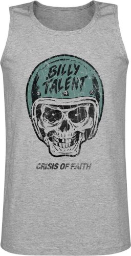Billy Talent Big Skull Tank top šedá