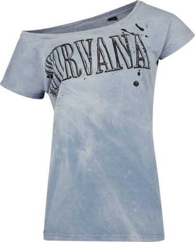Nirvana In Utero Collage Dámské tričko světle modrá