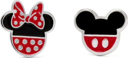 Mickey & Minnie Mouse Mickey und Minnie náušnice stríbrná