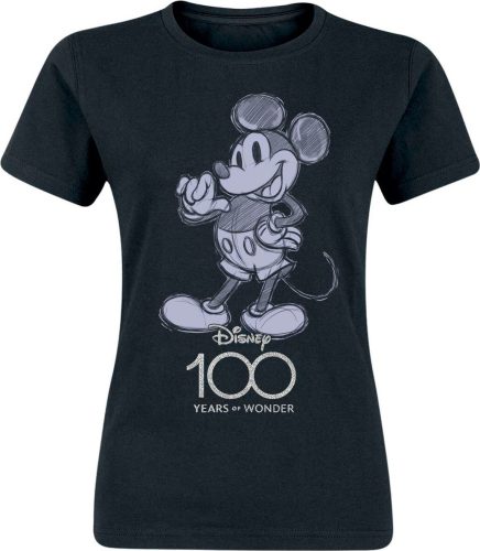 Mickey & Minnie Mouse 100 Years Of Wonder Dámské tričko černá
