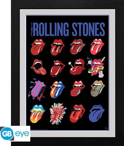 The Rolling Stones Tongue Zarámovaný obraz standard
