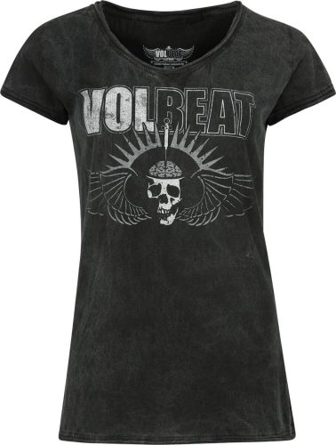 Volbeat Brainskull Dámské tričko antracitová