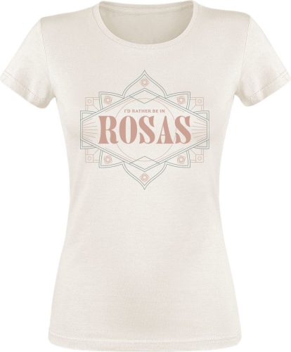 Wish I'd Rather Be In Rosas Dámské tričko přírodní