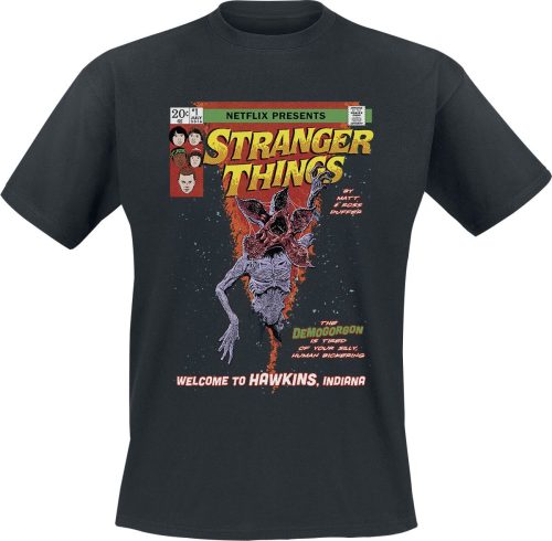 Stranger Things Stranger Things Comic Cover Tričko černá