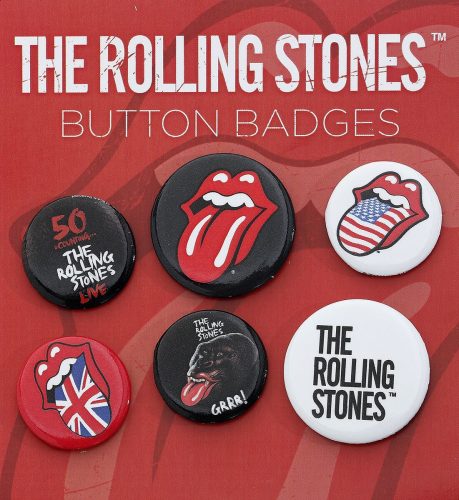 The Rolling Stones Badge Pack Mix Odznak vícebarevný