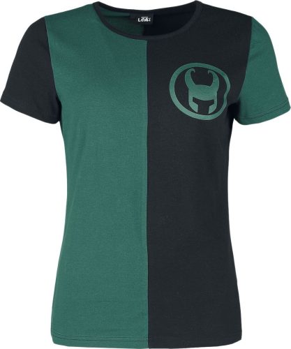 Loki Logo Dámské tričko zelená/cerná