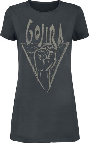 Gojira Amplified Collection - Power Glove Šaty charcoal