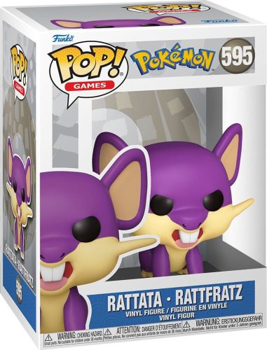 Pokémon Vinylová figurka č.595 Rattata - Rattfratz Sberatelská postava vícebarevný