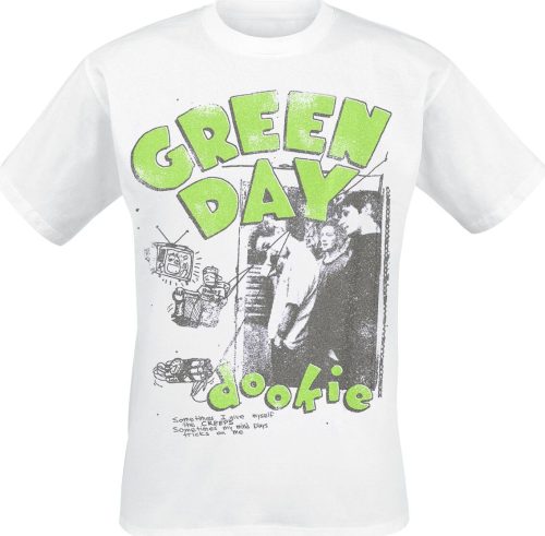 Green Day Basket Case Photo Tričko bílá