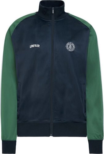 Unfair Athletics Sportovní vršek Two Side Tepláková bunda námornická modr/zelená