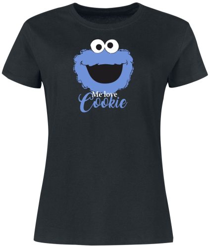 Sesame Street Me Love Cookie Dámské tričko černá