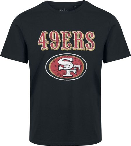 Recovered Clothing NFL 49ers Logo Tričko černá