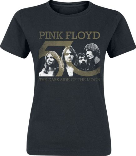 Pink Floyd The Dark Side Of The Moon 50th Anniversary Dámské tričko černá