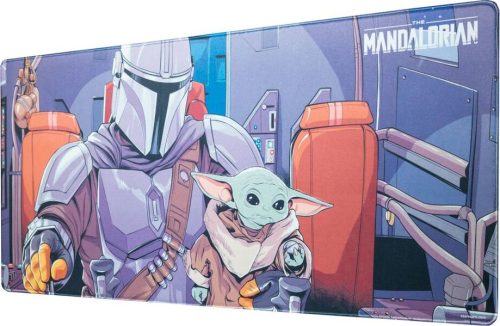 Star Wars The Mandalorian - XL podložka pod myš podložka pod myš vícebarevný