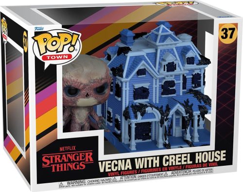 Stranger Things Season 4 - Vecna with Creel House (Pop! Town) Vinyl Figur 37 Sberatelská postava vícebarevný