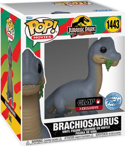Jurassic Park Brachiosaurus (Super Pop!) Vinyl Figur 1443 Sberatelská postava standard