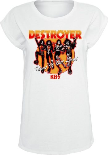 Kiss Destroyer Dámské tričko bílá