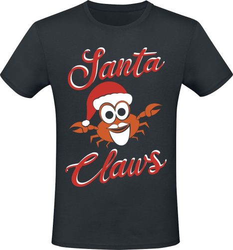 Sprüche Santa Claws Tričko černá