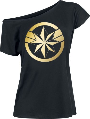 The Marvels Captain Marvel Logo Dámské tričko černá