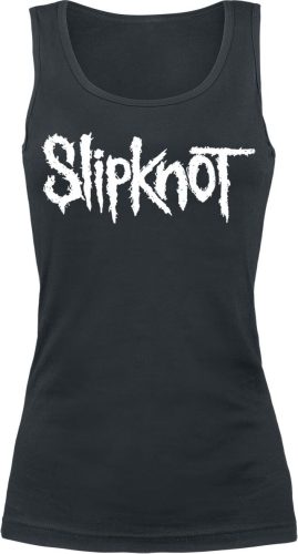 Slipknot White Logo Dámský top černá
