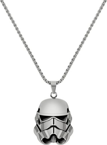 Star Wars Stormtrooper Helm Náhrdelník - řetízek stríbrná