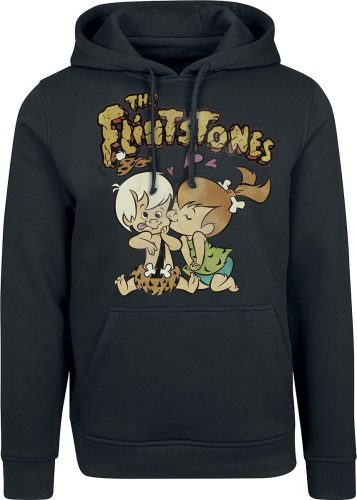 The Flintstones Pebles And Bambam Mikina s kapucí černá