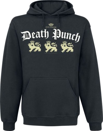 Five Finger Death Punch Lionheart Mikina s kapucí černá