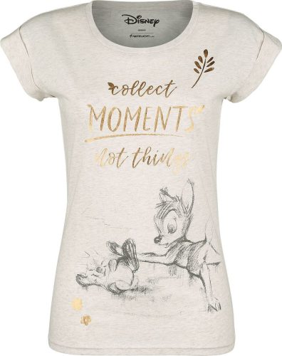 Bambi Collect Moments Not Things Dámské tričko strakatá krémová