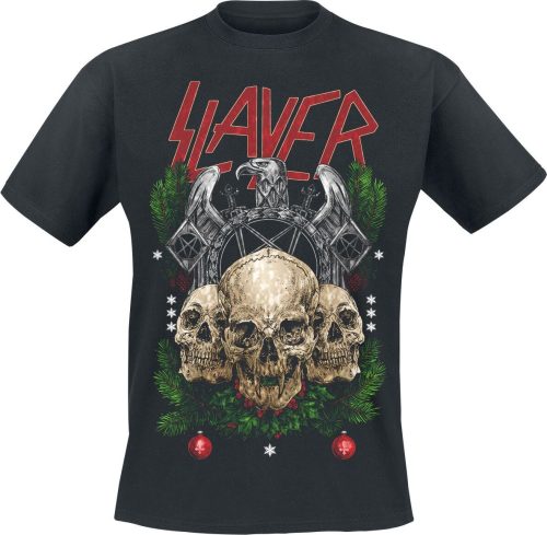 Slayer Eagle Skull & Pine Tričko černá