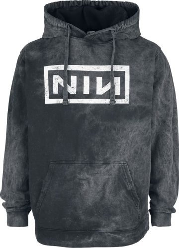 Nine Inch Nails Big Logo Mikina s kapucí charcoal