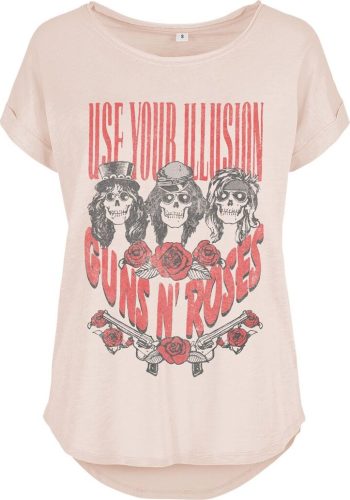 Guns N' Roses Use Your Illusion Roses Dámské tričko růžová