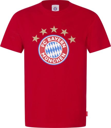 FC Bayern München Logo Tričko červená