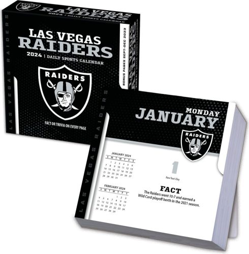 NFL Las Vegas Raiders - Abreißkalender Stolní kalendář vícebarevný