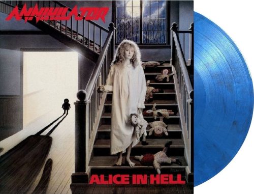 Annihilator Alice in hell LP modrá