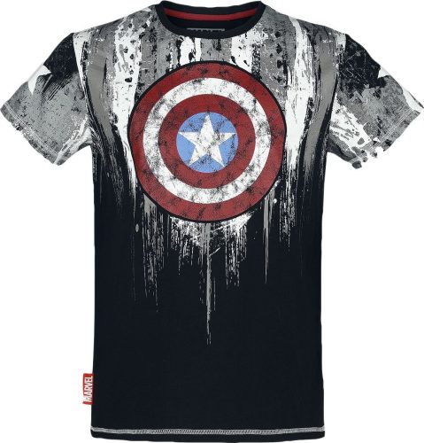 Captain America Shield Tričko vícebarevný