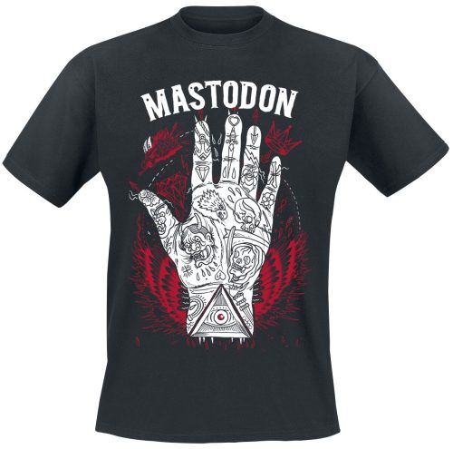 Mastodon Tattooed Hand Tričko černá