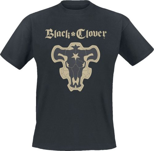 Black Clover Bulls Emblem Tričko černá