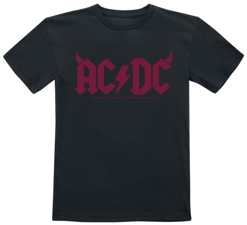 AC/DC Horns detské tricko černá