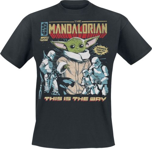 Star Wars The Mandalorian - This Is The Way - Grogu Tričko černá