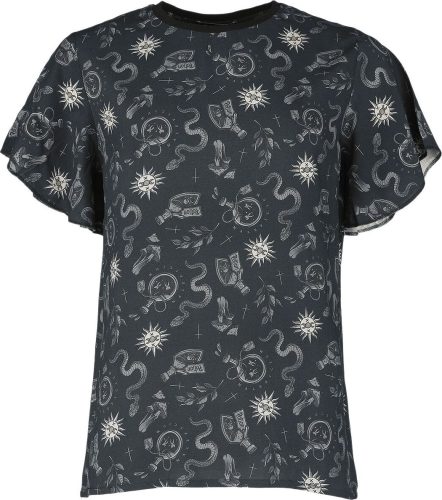 Gothicana by EMP Tričko s celoplošným potiskem Dámské tričko černá