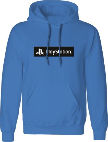 Playstation Box Logo Mikina s kapucí modrá