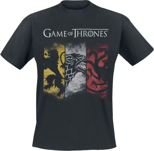 Game Of Thrones Spray Paint Tričko černá