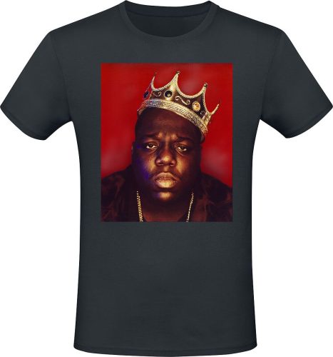 Notorious B.I.G. Big Crown Tričko černá
