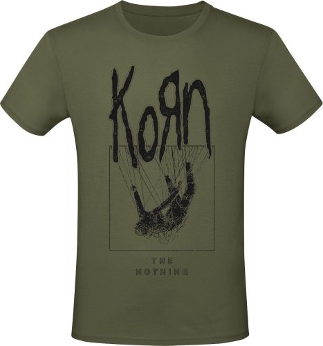 Korn The Nothing Boyfriend Tričko khaki