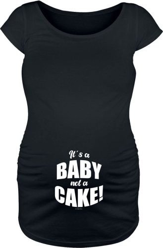 Móda pro těhotné It's A Baby. Not A Cake Dámské tričko černá