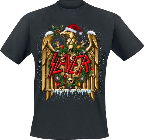 Slayer Holiday Eagle Tričko černá