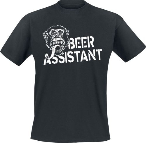 Gas Monkey Garage Beer Assistant Tričko černá