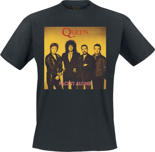 Queen Face It Alone Cover Tričko černá