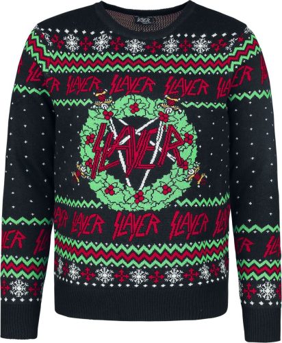 Slayer Holiday Sweater 2023 Pletený svetr vícebarevný